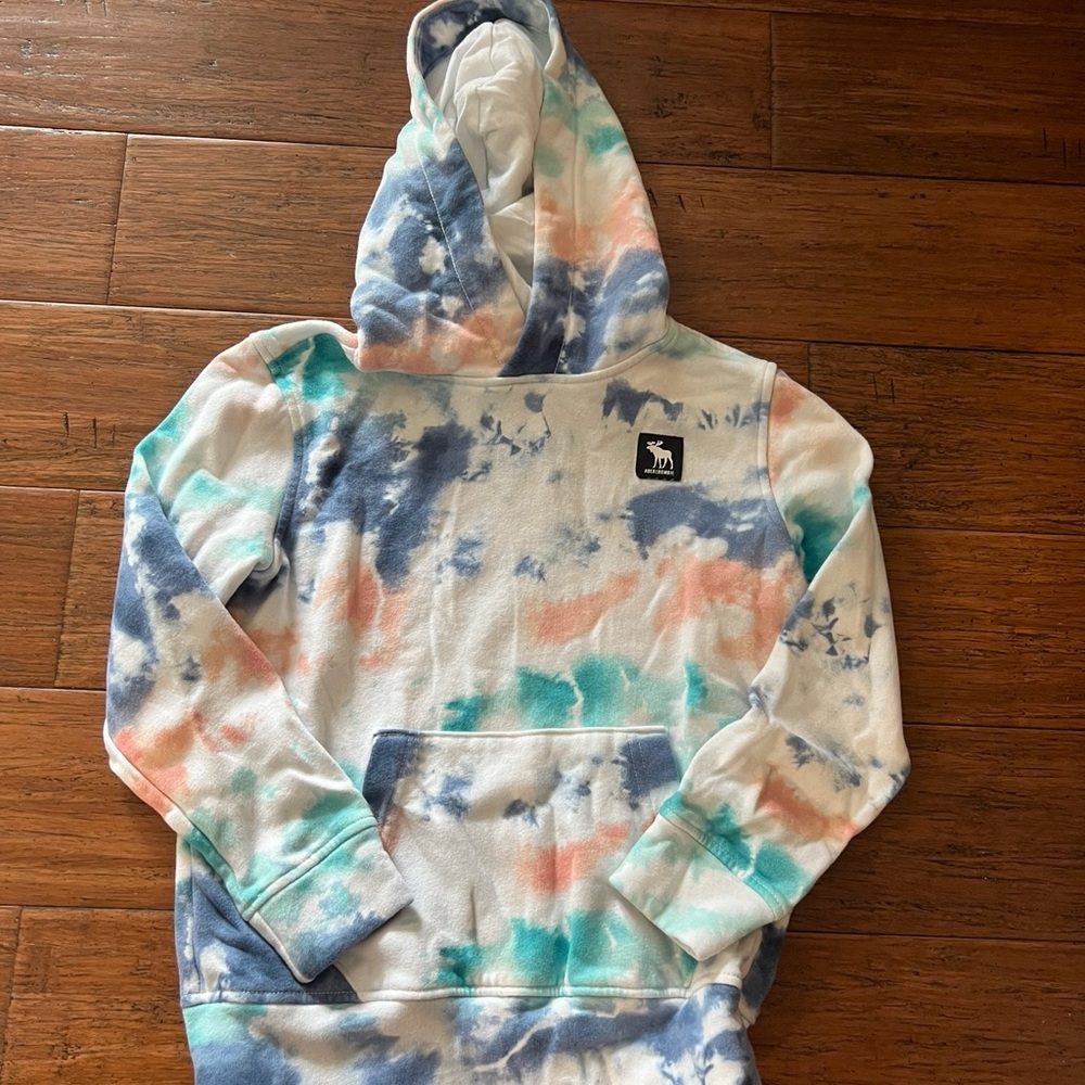 Abercrombie and Fitch Tie-Dye Hoodie with Kangaroo Pocket